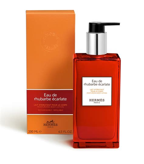 hermes rhubarb body lotion|Eau de rhubarbe ecarlate Moisturizing body lotion .